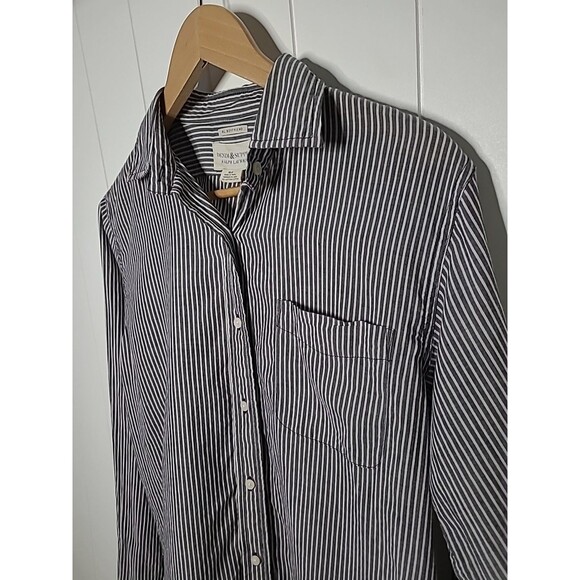 Denim & Supply Ralph Lauren Boyfriend Button Up Shirt Women M Casual Cotton - Picture 4 of 9